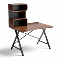 Bureau en bois avec étagères intégrées dimensions 120 x 60 x 75cm