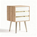 Meuble de rangement en bois avec tiroirs miroir dimensions 40 x 40 x 60cm